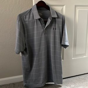 Underarmour Large Grey Polo